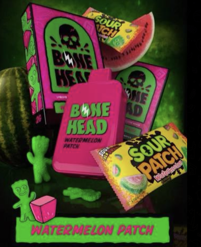 Watermelon Sour Patch Bonehead 2G Disposable