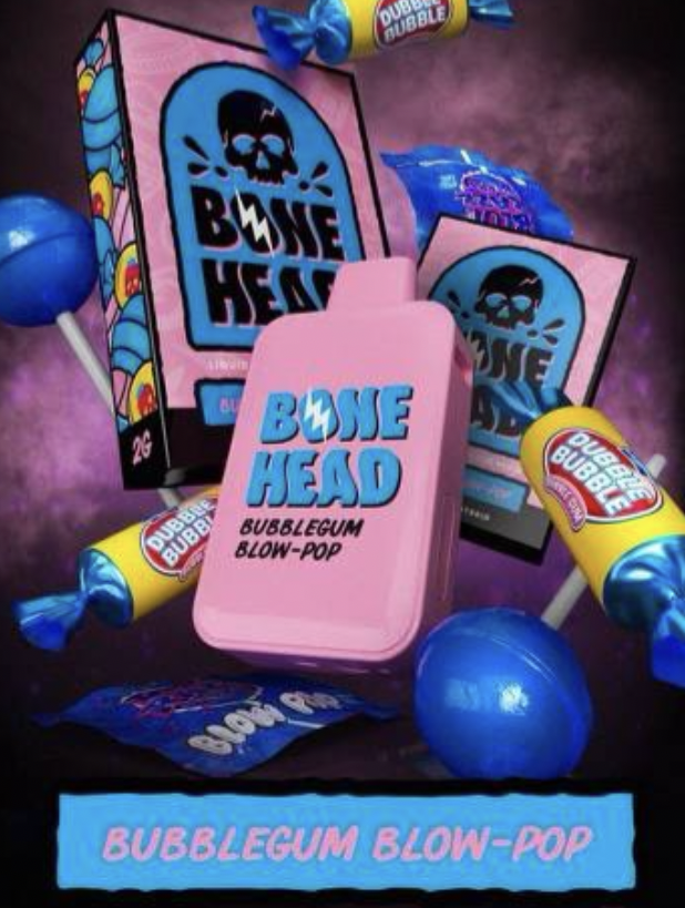 BubbleGum Blow-Pop Bonehead 2G Disposable