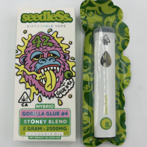 Seedless Gorilla Glue #4 2G Disposable Vape