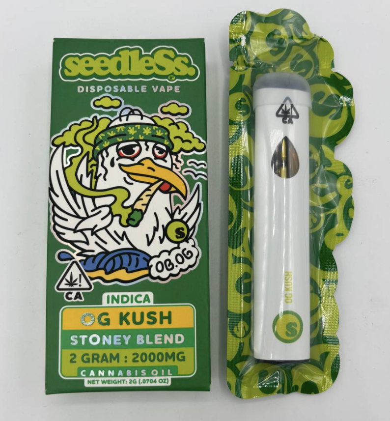 Seedless OG Kush 2G Disposable Vape