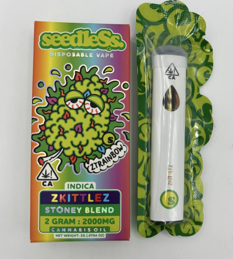 Seedless Zkittlez 2G Disposable Vape