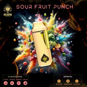 Ace Ultra Sour Fruit Punch 2g Disposable