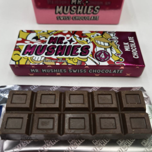 Mr Mushies Chocolate Mushroom Bars